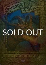 [FOIL] 壮大なる者、スマウグ/Smaug the Magnificent (ショーケース版・きらめく黄金仕様) 【英語版】 [HOB-赤MR]