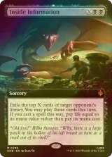 [FOIL] 踏み込んだ情報/Inside Information (拡張アート版) 【英語版】 [HOB-黒MR]