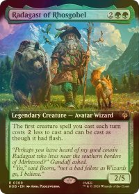[FOIL] ロスゴベルのラダガスト/Radagast of Rhosgobel (拡張アート版) 【英語版】 [HOB-緑R]