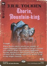 山の王、ソーリン/Thorin, Mountain-king (全面アート版) 【英語版】 [HOB-赤MR]