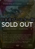 [FOIL] アングマールの魔王/Witch-king of Angmar No.020 ● (全面アート・日本産ブースター版) 【英語版】 [HOC-黒MR]