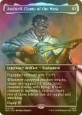 [FOIL] 西方の焔、アンドゥーリル/Anduril, Flame of the West No.039 (全面アート・海外産ブースター版) 【英語版】 [HOC-灰MR]