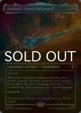 [FOIL] ナルシルの再鍛、アンドゥーリル/Anduril, Narsil Reforged No.040 (全面アート・海外産ブースター版) 【英語版】 [HOC-灰MR]