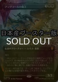 [FOIL] アングマールの魔王/Witch-king of Angmar No.020 ● (全面アート・日本産ブースター版) 【日本語版】 [HOC-黒MR]