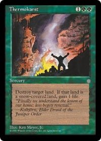 Thermokarst (ICE/緑U/英/通常/NM) ※詳細要確認