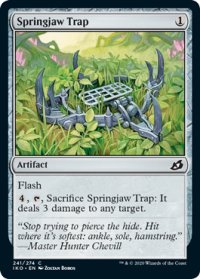 トラバサミ/Springjaw Trap 【英語版】 [IKO-灰C]