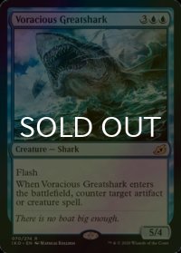 [FOIL] 大食の巨大鮫/Voracious Greatshark 【英語版】 [IKO-青R]