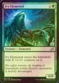 [FOIL] キヅタの精霊/Ivy Elemental 【英語版】 [IKO-緑U]