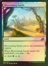 [FOIL] 花咲く砂地/Blossoming Sands 【英語版】 [IKO-土地C]