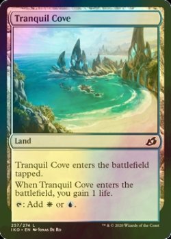 画像1: [FOIL] 平穏な入り江/Tranquil Cove 【英語版】 [IKO-土地C]