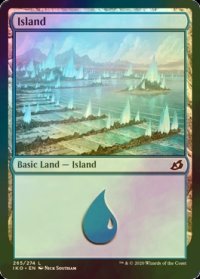 [FOIL] 島/Island No.265 【英語版】 [IKO-土地C]