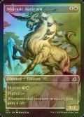 [FOIL] 壮麗な金角獣/Majestic Auricorn (ショーケース版) 【英語版】 [IKO-白U]