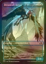 [FOIL] 夢尾の鷺/Dreamtail Heron (ショーケース版) 【英語版】 [IKO-青C]