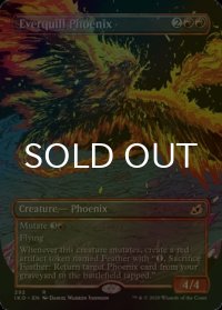 [FOIL] 永遠羽のフェニックス/Everquill Phoenix (全面アート版) 【英語版】 [IKO-赤R]