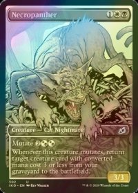 [FOIL] 屍豹/Necropanther (ショーケース版) 【英語版】 [IKO-金U]