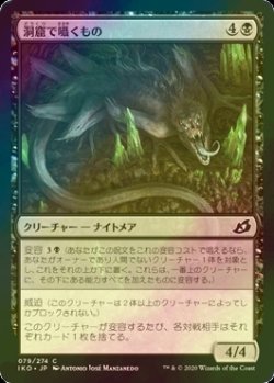 画像1: [FOIL] 洞窟で囁くもの/Cavern Whisperer 【日本語版】 [IKO-黒C]