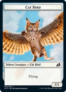 画像1: 猫・鳥/CAT BIRD 【英語版】 [IKO-トークン]