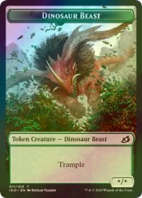 [FOIL] 恐竜・ビースト/DINOSAUR BEAST 【英語版】 [IKO-トークン]