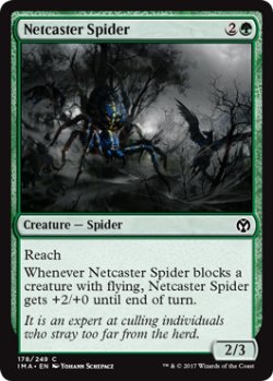画像1: 網投げ蜘蛛/Netcaster Spider 【英語版】 [IMA-緑C]