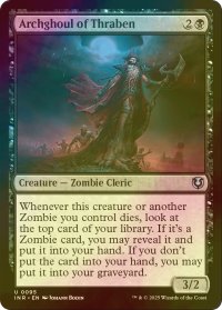 [FOIL] スレイベンの大グール/Archghoul of Thraben 【英語版】 [INR-黒U]