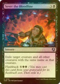 [FOIL] 血統の切断/Sever the Bloodline 【英語版】 [INR-黒U]