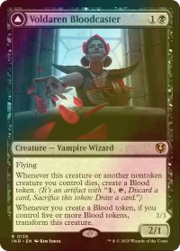 [FOIL] ヴォルダーレンの投血士/Voldaren Bloodcaster 【英語版】 [INR-黒R]