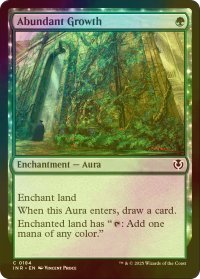 [FOIL] 豊かな成長/Abundant Growth 【英語版】 [INR-緑C]