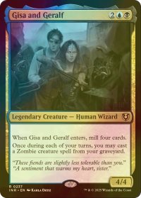 [FOIL] ギサとゲラルフ/Gisa and Geralf 【英語版】 [INR-金R]