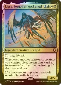 [FOIL] 忘れられた大天使、リーサ/Liesa, Forgotten Archangel 【英語版】 [INR-金R]