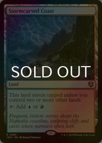 [FOIL] 嵐削りの海岸/Stormcarved Coast 【英語版】 [INR-土地R]