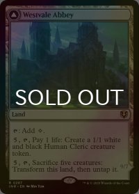 [FOIL] ウェストヴェイルの修道院/Westvale Abbey 【英語版】 [INR-土地R]