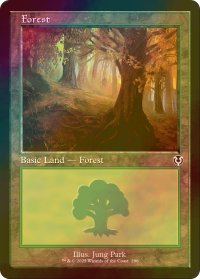 [FOIL] 森/Forest No.296 (旧枠) 【英語版】 [INR-土地C]