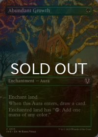 [FOIL] 豊かな成長/Abundant Growth (全面アート版) 【英語版】 [INR-緑C]