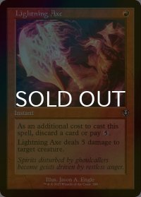 [FOIL] 稲妻の斧/Lightning Axe (旧枠) 【英語版】 [INR-赤U]