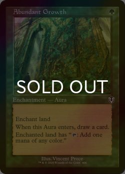画像1: [FOIL] 豊かな成長/Abundant Growth (旧枠) 【英語版】 [INR-緑C]