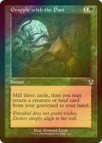 [FOIL] 過去との取り組み/Grapple with the Past (旧枠) 【英語版】 [INR-緑C]