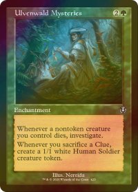[FOIL] ウルヴェンワルドの謎/Ulvenwald Mysteries (旧枠) 【英語版】 [INR-緑U]