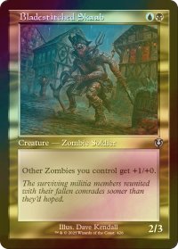 [FOIL] 縫込み刃のスカーブ/Bladestitched Skaab (旧枠) 【英語版】 [INR-金U]