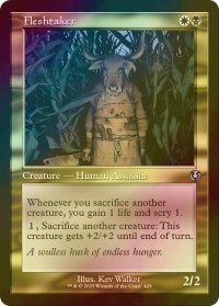 [FOIL] 肉削ぎ屋/Fleshtaker (旧枠) 【英語版】 [INR-金U]