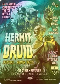 [FOIL] 隠遁ドルイド/Hermit Druid (ポスター版) 【英語版】 [INR-緑R]