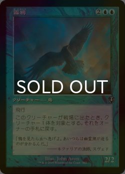 画像1: [FOIL] 霧鴉/Mist Raven (旧枠) 【日本語版】 [INR-青U]