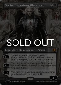 傲慢な血王、ソリン/Sorin, Imperious Bloodlord (全面アート版) 【英語版】 [INR-黒MR]