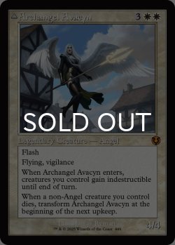 画像1: 大天使アヴァシン/Archangel Avacyn (旧枠) 【英語版】 [INR-白MR]
