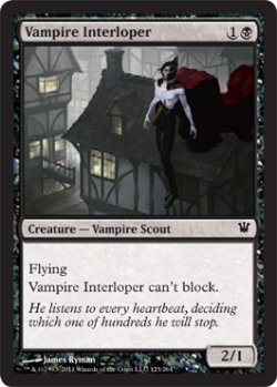 画像1: 吸血鬼の侵入者/Vampire Interloper 【英語版】 [ISD-黒C]