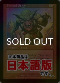 訓練されたオーグ/Trained Orgg (7ED/赤R/日/foil/LPLD) ※詳細要確認