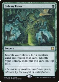 森の教示者/Sylvan Tutor (PRM/緑R/英/foil/NM) ※詳細要確認