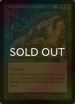 画像1: ウェザーシード・ツリーフォーク/Weatherseed Treefolk (ULG/緑R/英/foil/PLD) ※詳細要確認