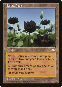 画像1: 水蓮の谷間/Lotus Vale (WTH/土地R/英/通常/EX) ※詳細要確認