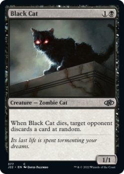 画像1: 黒猫/Black Cat 【英語版】 [J22-黒C]