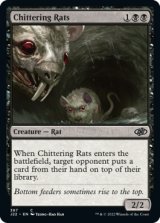 騒がしいネズミ/Chittering Rats 【英語版】 [J22-黒C]